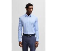 BOSS Chemise Regular en twill stretch performant - Style P-JOE-kent-C1-222, 50532287 bleu clair 38L