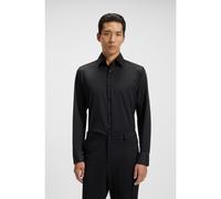 BOSS Chemise Regular en twill stretch performant - Style P-JOE-kent-C1-222, 50532287 Noir 39L