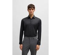 BOSS Chemise Regular en twill stretch performant - Style P-JOE-kent-C1-222, 50532287 Noir 45