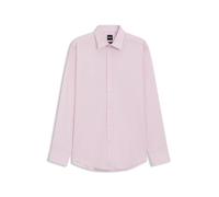 BOSS Chemise Regular Fit à rayures en popeline de coton stretch facile à repasser - Style H-JOE-kent-C1-214, 50473265 Rose clair 37