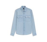 BOSS Chemise Regular Fit en denim indigo - Style H-LIAM-KB-2P-C1-261, 50556099 bleu clair L