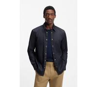 BOSS Chemise Regular Fit en denim stretch indigo - Style H-LIAM, 50556188 Bleu foncé L