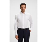 BOSS Chemise Regular Fit en popeline de coton facile à repasser - Style H-JOE-kent-C1-214, 50479943 Blanc 43