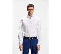 BOSS Chemise Regular Fit en twill de coton stretch facile à repasser - Style H-JOE-spread-C1-222, 50474279 Blanc 40L