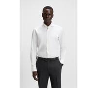 BOSS Chemise Regular Fit en twill de coton stretch facile à repasser - Style H-JOE-spread-C1-222, 50474279 Blanc 42