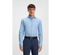 BOSS Chemise Regular Fit en twill de coton stretch facile à repasser - Style H-JOE-spread-C1-222, 50474279 bleu clair 38