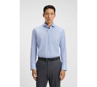 BOSS Chemise Regular Fit en twill de coton stretch - Style H-JOE-spread-C1-222, 50479948 bleu clair 37