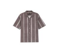 BOSS Chemise Relaxed en Coton Stretch À Rayures