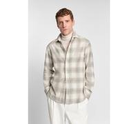 BOSS Chemise Relaxed en flanelle de coton à carreaux - Style C-OWENL-K-254, 50557402 Blanc à motif L