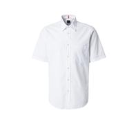 BOSS Chemise Regular en popeline de coton - Style Relegant_6-short_M, 50537331 Blanc M