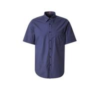 BOSS Chemise Regular en popeline de coton - Style Relegant_6-short_M, 50537331 Bleu foncé XXL