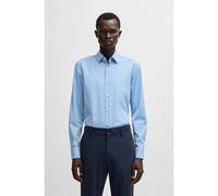 BOSS Chemise Slim à rayures en tissu stretch performant - Style P-HANK-s-kent-C1-222, 50539397 bleu clair 38