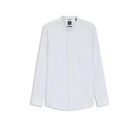 BOSS Chemise Slim en coton à rayures chevrons - Style C-HANK-ST-262, 50561587 Rayures bleu clair 43