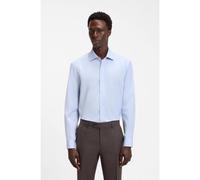 BOSS Chemise Slim en coton BOSS BY BECKHAM - Style H-DAVID-spread_DB, 50564427 bleu clair 40