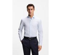 BOSS Chemise Slim en coton stretch à rayures facile à repasser - Style H-HANK-SP-C1-261, 50556377 Rayures bleues 38