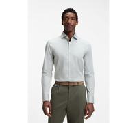 BOSS Chemise Slim en coton stretch à rayures facile à repasser - Style H-HANK-SP-C1-261, 50567021 Green Stripes 44