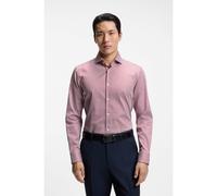 BOSS Chemise Slim en coton stretch à rayures facile à repasser - Style H-HANK-SP-C1-261, 50567021 Rayures rouges 43