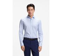 BOSS Chemise Slim en coton stretch à rayures facile à repasser - Style H-HANK-SP-C1-261, 50567021 Rayures bleu clair 40