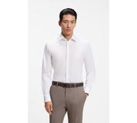 BOSS Chemise Slim en coton stretch facile à repasser - Style H-HANK-K-C3-261, 50571139 Blanc 43