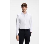 BOSS Chemise Slim en coton stretch mélangé performant - Style P-HANK-s-kent-C1-222, 50474283 Blanc 40