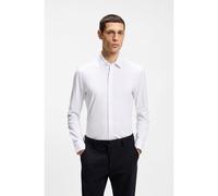 BOSS Hommes P-HANK-s-kent-C1-222 Chemise Slim en Coton Stretch mélangé performant