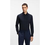BOSS Chemise Slim en coton stretch mélangé performant - Style P-HANK-s-kent-C1-222, 50474283 Bleu foncé 37