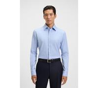BOSS Chemise Slim en coton stretch structuré italien - Style L-HAYS-KENT-C1-243, 50525359 bleu clair 38