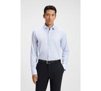 BOSS Chemise Slim en coton structuré haute performance - Style P-HANK-s-kent-C1-222, 50480109 bleu clair 46