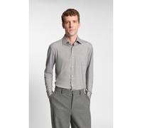 BOSS Chemise Slim en flanelle stretch brossée et performante - Style P-HANK-kent-C1-222, 50550563 Argent 43