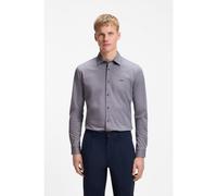 BOSS Chemise Slim en jersey de coton chiné - Style Mysoft_2_M, 50519748 Bleu foncé L