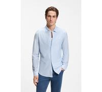 BOSS Chemise Slim en jersey de coton chiné - Style Mysoft_2_M, 50519748 Rayures bleu clair XXL