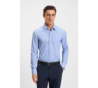 BOSS Chemise Slim en jersey stretch imprimé performant - Style P-HANK-s-kent-C1-222, 50550038 Bleu à motif 41