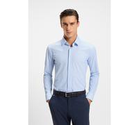 BOSS Chemise Slim en jersey stretch imprimé performant - Style P-HANK-s-kent-C1-222, 50550038 Rayures bleu clair 42
