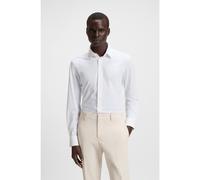 BOSS Chemise Slim en jersey stretch performant - Style P-HANK-s-kent-C1-222, 50503554 Blanc 37