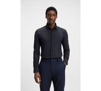 BOSS Chemise Slim en jersey stretch performant - Style P-HANK-s-kent-C1-222, 50503554 Bleu foncé 40