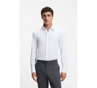 BOSS Chemise Slim en jersey stretch structuré performant - Style P-HANK-K-261, 50555767 Blanc 43