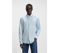 BOSS Chemise Slim en lin - Style H-ROAN-BD-E-C1-253, 50545218 bleu clair M