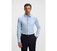 BOSS Chemise Slim en popeline de coton facile à repasser - Style H-HANK-kent-C1-214, 50479922 bleu clair 41