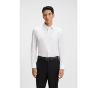 BOSS Chemise Slim en popeline de coton italien - Style L-HAYS-KENT-C1-243, 50525367 Blanc 42
