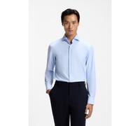 BOSS Chemise Slim en tissu stretch à carreaux vichy - Style P-HANK-SP-261, 50571561 bleu clair 39