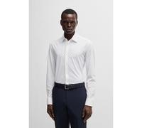 BOSS Chemise slim en tissu stretch performant à imprimé géométrique - Style P-HANK-kent-C1-222, 50539416 Blanc à motif 38