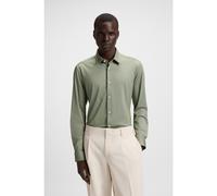 BOSS Chemise Slim en tissu stretch performant structuré - Style P-ROAN-kent-C1-233, 50533434 Vert XL
