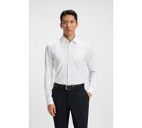 BOSS Chemise Slim en twill stretch performant - Style P-HANK-kent-C1-222, 50503356 Blanc 42L