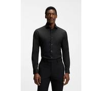 BOSS Chemise Slim Fit en popeline de coton mélangé facile à repasser - Style P-HANK-spread-C1-222, 50479915 Noir 44L