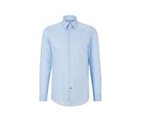 Hugo Boss Chemise Hank Kent – Coupe slim en popeline de coton facile à repasser – Bleu 42 Homme