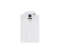 Hugo Boss Chemise H-HANK Kent Slim Fit Popeline de coton stretch facile à repasser Blanc 44