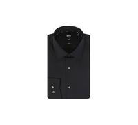 BOSS Chemise Slim Fit en popeline de coton stretch facile à repasser - Style H-HANK-kent-C1-214, 50469345 Noir 45
