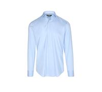 Hugo Boss Chemise Slim Fit P-HANK col spread popeline coton mélangé facile à repasser bleu clair 44