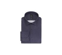 BOSS Chemise Slim Fit P-HANK bleu marine | 38