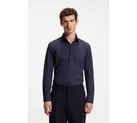 BOSS Chemise Slim imprimée en tissu stretch performant - Style P-HANK-kent-C1-222, 50567195 Bleu à motif 39